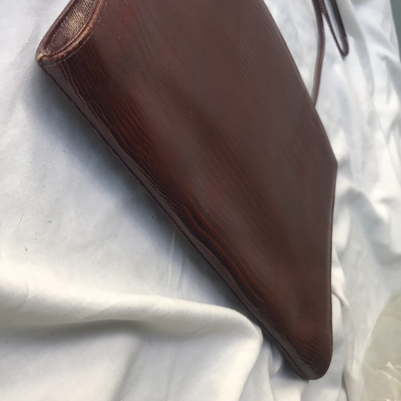 Custom made Oversized Large Alligator clutch purse.       12in x 8 1/2in - Picture 9 of 10